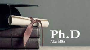 PhD after MBA
